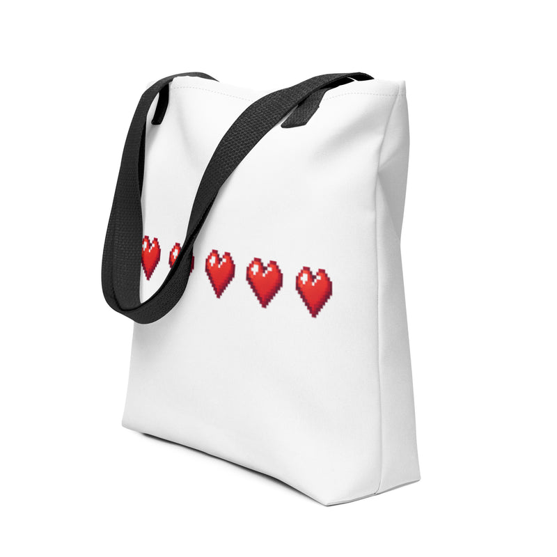 Pixel HeART Tote Bag