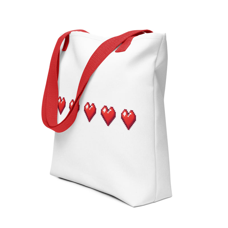 Pixel HeART Tote Bag