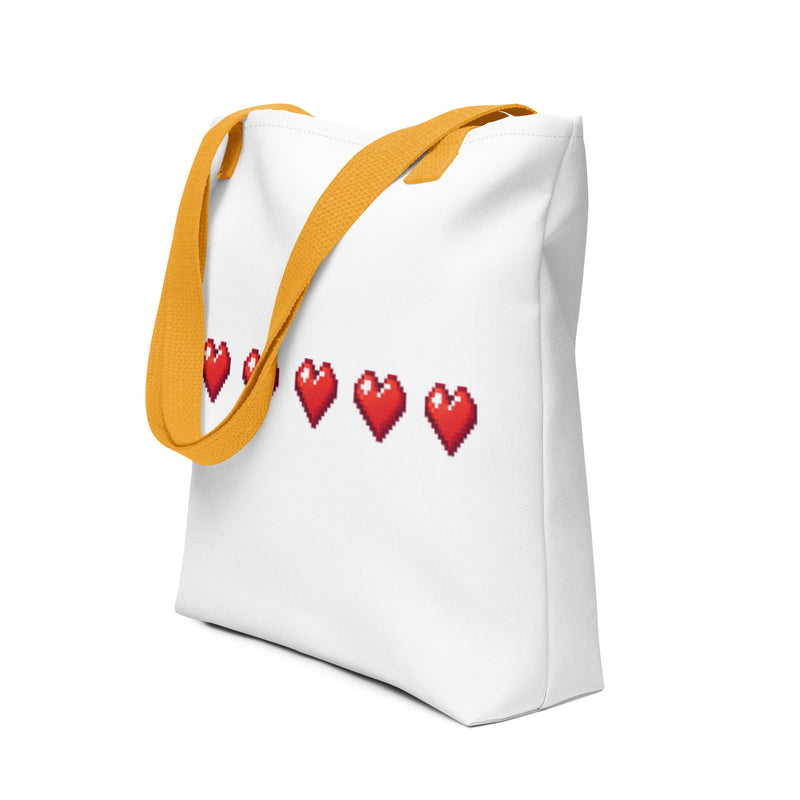 Pixel HeART Tote Bag